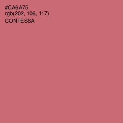 #CA6A75 - Contessa Color Image