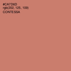 #CA7D6D - Contessa Color Image