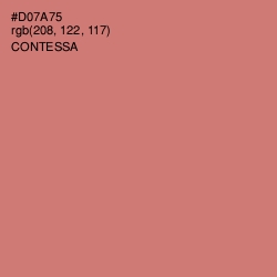 #D07A75 - Contessa Color Image