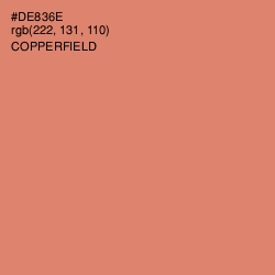 #DE836E - Copperfield Color Image