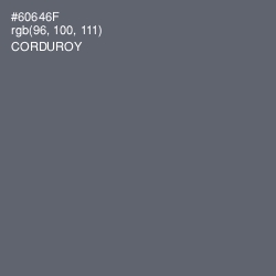 #60646F - Corduroy Color Image