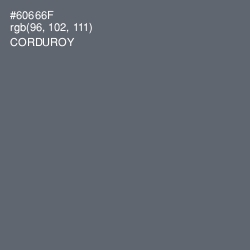 #60666F - Corduroy Color Image