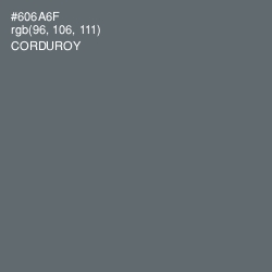#606A6F - Corduroy Color Image