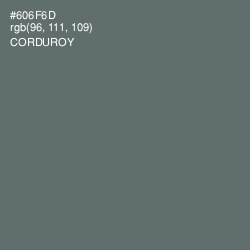 #606F6D - Corduroy Color Image