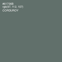 #61706B - Corduroy Color Image