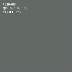#636A66 - Corduroy Color Image