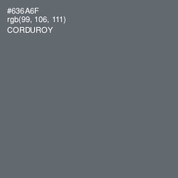 #636A6F - Corduroy Color Image