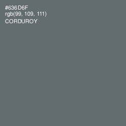 #636D6F - Corduroy Color Image