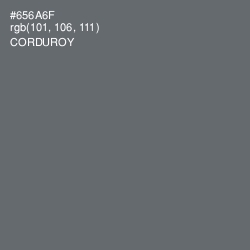 #656A6F - Corduroy Color Image