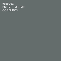 #656C6C - Corduroy Color Image