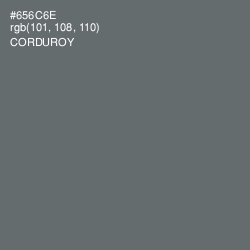 #656C6E - Corduroy Color Image