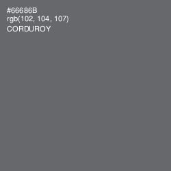 #66686B - Corduroy Color Image