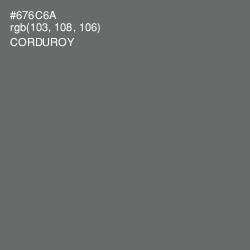 #676C6A - Corduroy Color Image