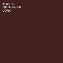 #41221E - Cork Color Image