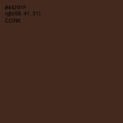 #44291F - Cork Color Image