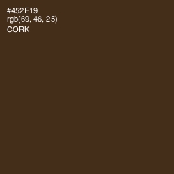 #452E19 - Cork Color Image