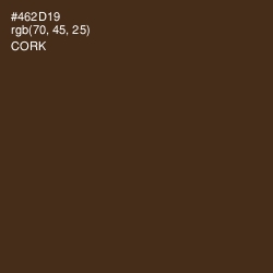 #462D19 - Cork Color Image