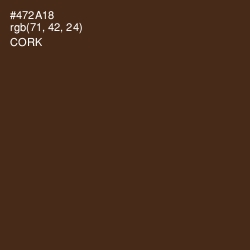 #472A18 - Cork Color Image