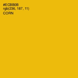 #ECBB0B - Corn Color Image