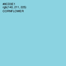 #8CD3E1 - Cornflower Color Image