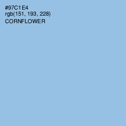 #97C1E4 - Cornflower Color Image