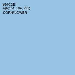 #97C2E1 - Cornflower Color Image