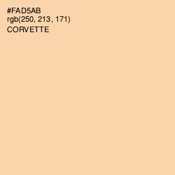 #FAD5AB - Corvette Color Image