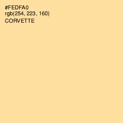 #FEDFA0 - Corvette Color Image