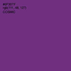 #6F307F - Cosmic Color Image