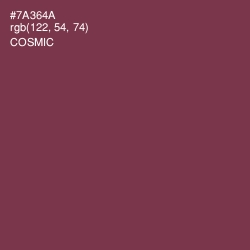 #7A364A - Cosmic Color Image