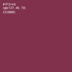 #7F3149 - Cosmic Color Image