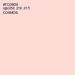 #FCDBD9 - Cosmos Color Image