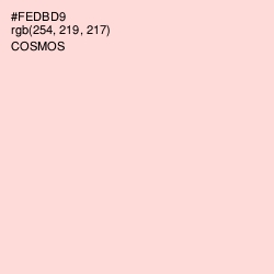 #FEDBD9 - Cosmos Color Image
