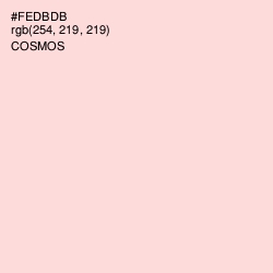 #FEDBDB - Cosmos Color Image