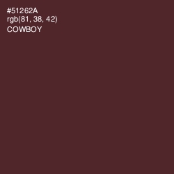 #51262A - Cowboy Color Image