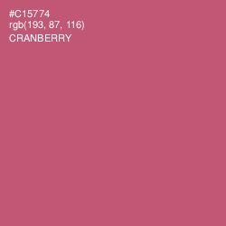 #C15774 - Cranberry Color Image