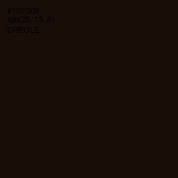 #190D08 - Creole Color Image