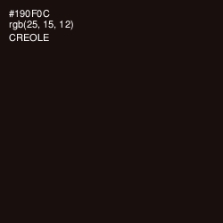 #190F0C - Creole Color Image