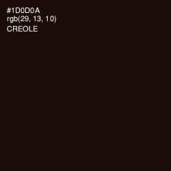 #1D0D0A - Creole Color Image