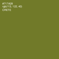 #717A28 - Crete Color Image