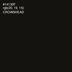 #14130F - Crowshead Color Image