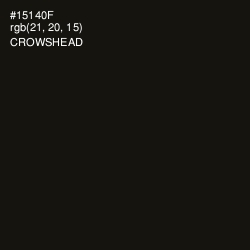 #15140F - Crowshead Color Image