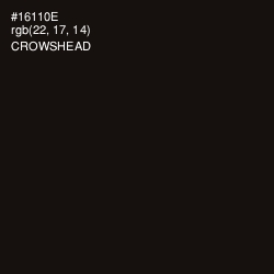 #16110E - Crowshead Color Image