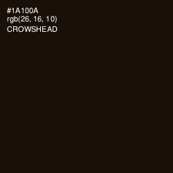 #1A100A - Crowshead Color Image