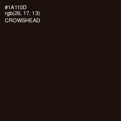 #1A110D - Crowshead Color Image