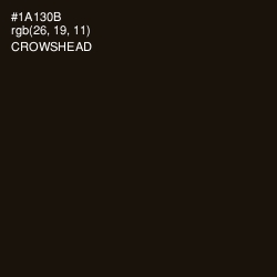#1A130B - Crowshead Color Image