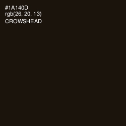 #1A140D - Crowshead Color Image