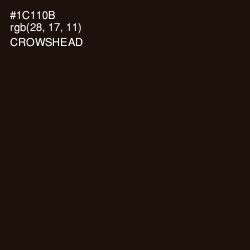 #1C110B - Crowshead Color Image