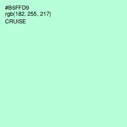 #B6FFD9 - Cruise Color Image