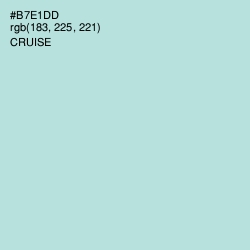 #B7E1DD - Cruise Color Image